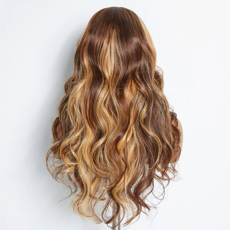 24 Inches 5"x5" Wear & Go Glueless #4/27 Lace Closure Wig-100% Human Hair 12 sold in last 10 hours