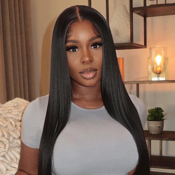 18-22 Inch 5"x5" HD Lace Closure Straight Wig 150% Density