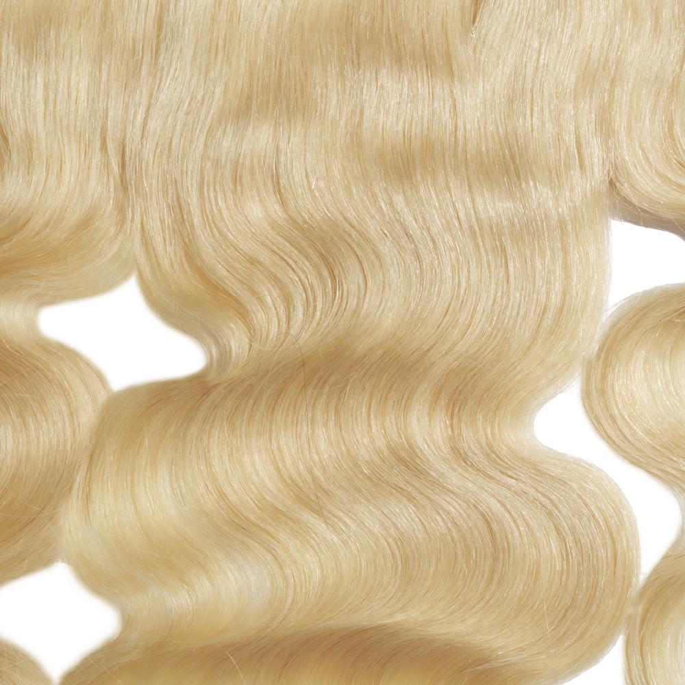 #613 Blonde Body Wave 13*4 Free Part Frontal