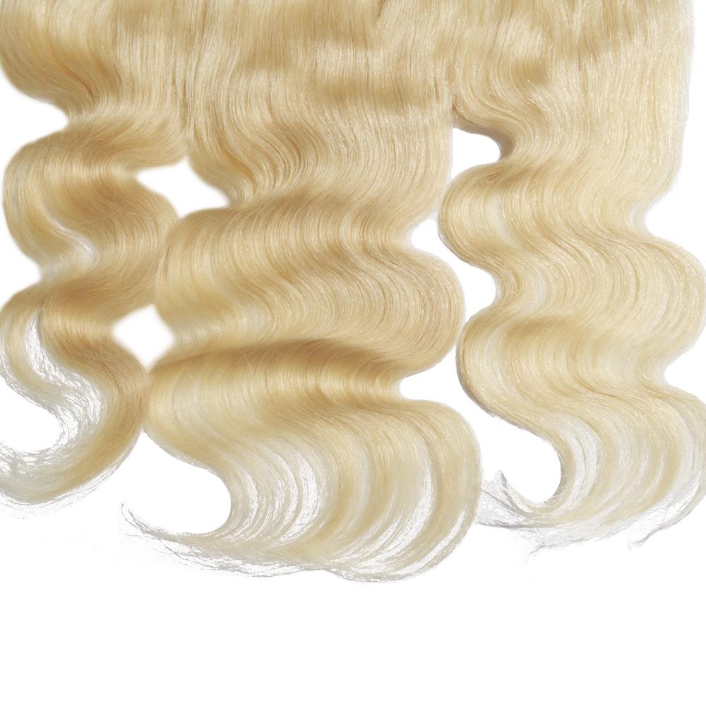 #613 Blonde Body Wave 13*4 Free Part Frontal