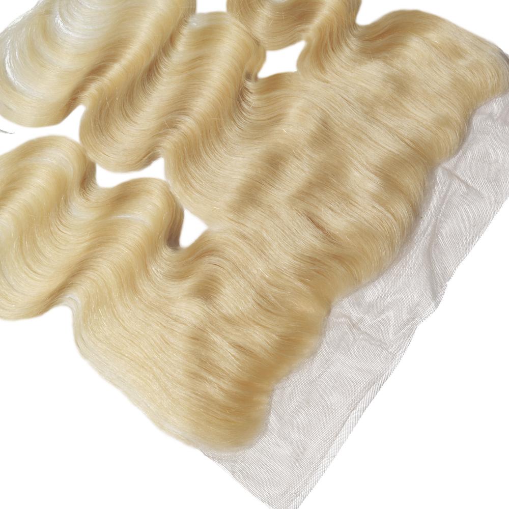 #613 Blonde Body Wave 13*4 Free Part Frontal