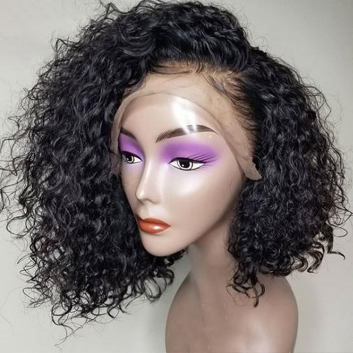 Deep Curl Frontal Wig