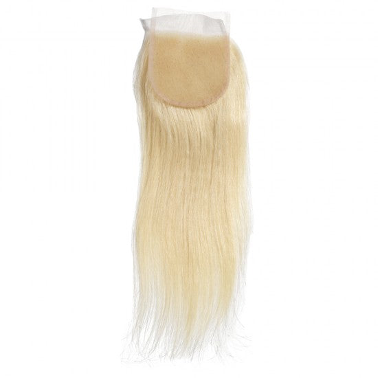613 Remy Hair Straight Bundles/ 4*4 Lace Closure
