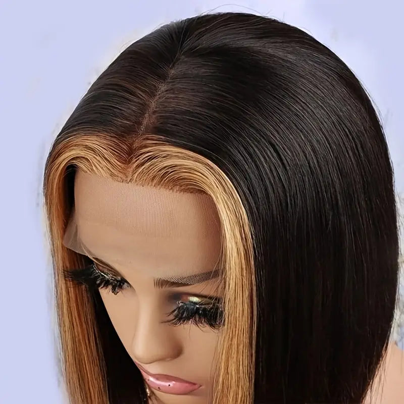 10"-14" 13"x4" Blonde Highlight Straight Custom Lace Front BOB Wig