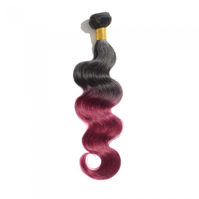 Body Wave Ombre Remy Hair #1B/99J