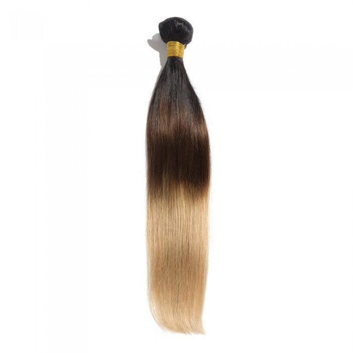 Straight Ombre Remy Hair #1B/4/27