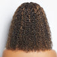 14 inch 5"x5" Closure Lace Wig Kinky Curly Brazilian Human Virgin Hair
