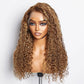 22-24 Inch Pre-Plucked 13"x4" Lace Front Water Wavy Wig Free Part 150% Density-100% Human Hair 10 sold in last 24 hours