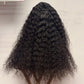 Custom Wig 13x6 3D Front Lace Deep Curly Pre Up-do with Braids Wig 180% Density
