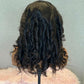 Custom Wig 5x5 Lace Closure Body Wave with Braids Human Hair Wig 180% Density