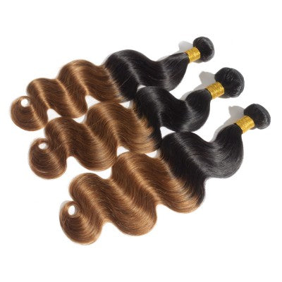 Body Wave Ombre Remy Hair #1B/30