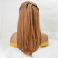 18 Inch Grab-N-Go Headband Wigs 100% #T1B/30 Straight Virgin Human Hair Wigs