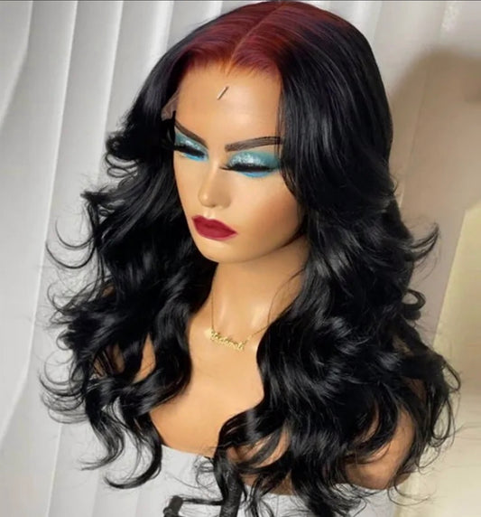Ombre Body Wave 13x4 HD Lace Front Human Hair Wig