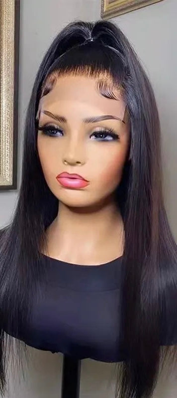 18-32 Inch Brazilian Virgin Hair 5"x5" Lace Closure Wig Straight 180% Density