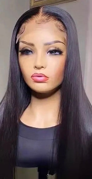 18-32 Inch Brazilian Virgin Hair 5"x5" Lace Closure Wig Straight 180% Density