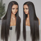 Straight T-Part Lace Front Wig Human Hair Side Part