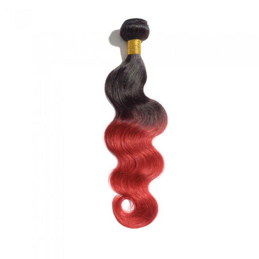 Body Wave Ombre Hair #1B/Red