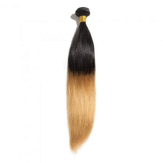 Straight Ombre Virgin Remy Hair #1B/27