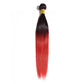 Straight Ombre Remy Hair #1B/Red